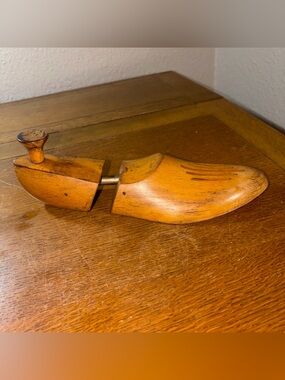 Vintage Wooden Shoe Tree Made In Yugoslavia